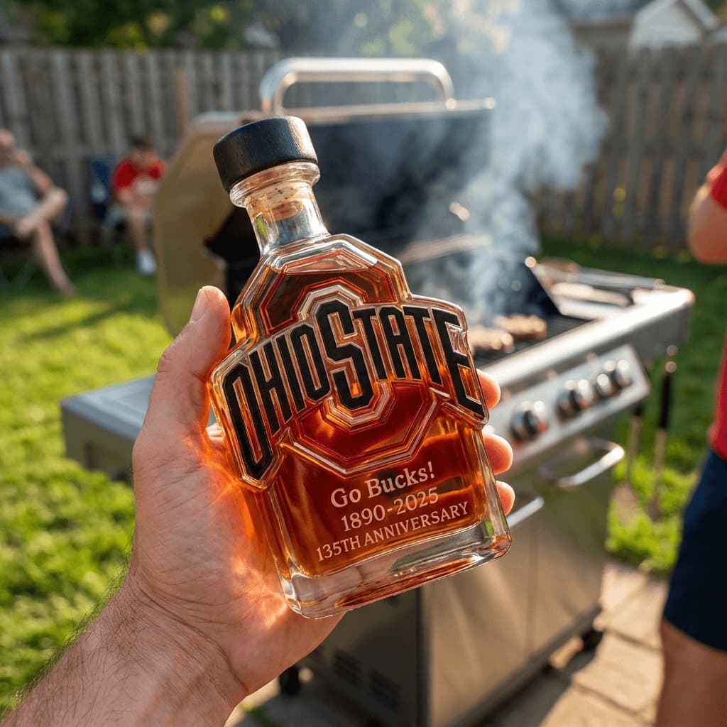 🏈🍻Ohio State Buckeyes Go Bucks 1980-2025 135th Anniversary Whiskey Bottle