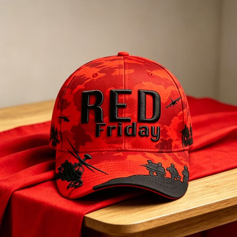R.E.D. Friday Embroidered Veteran Cap