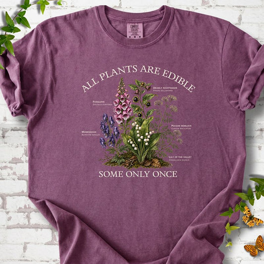 All Plants Are Edible dark humor plant shirt berry