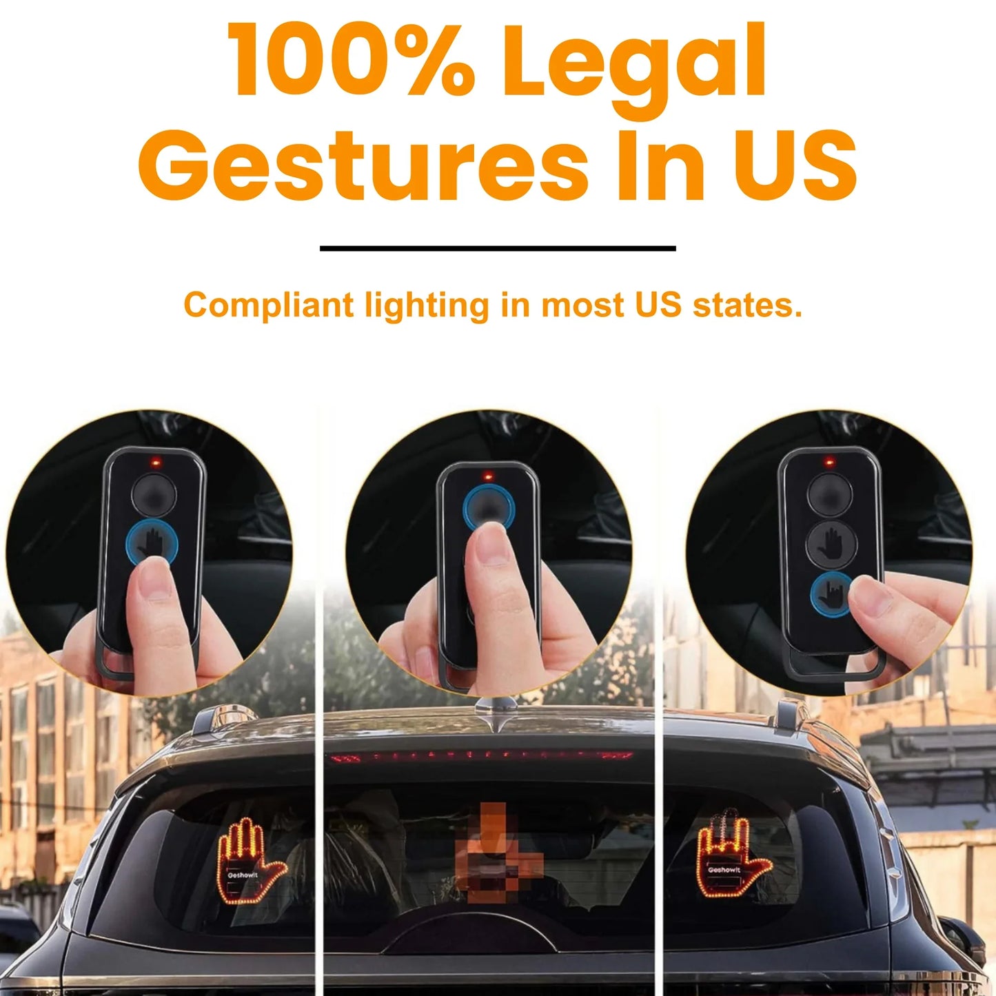GestuGlow remote controls three legal LED hand gestures in US