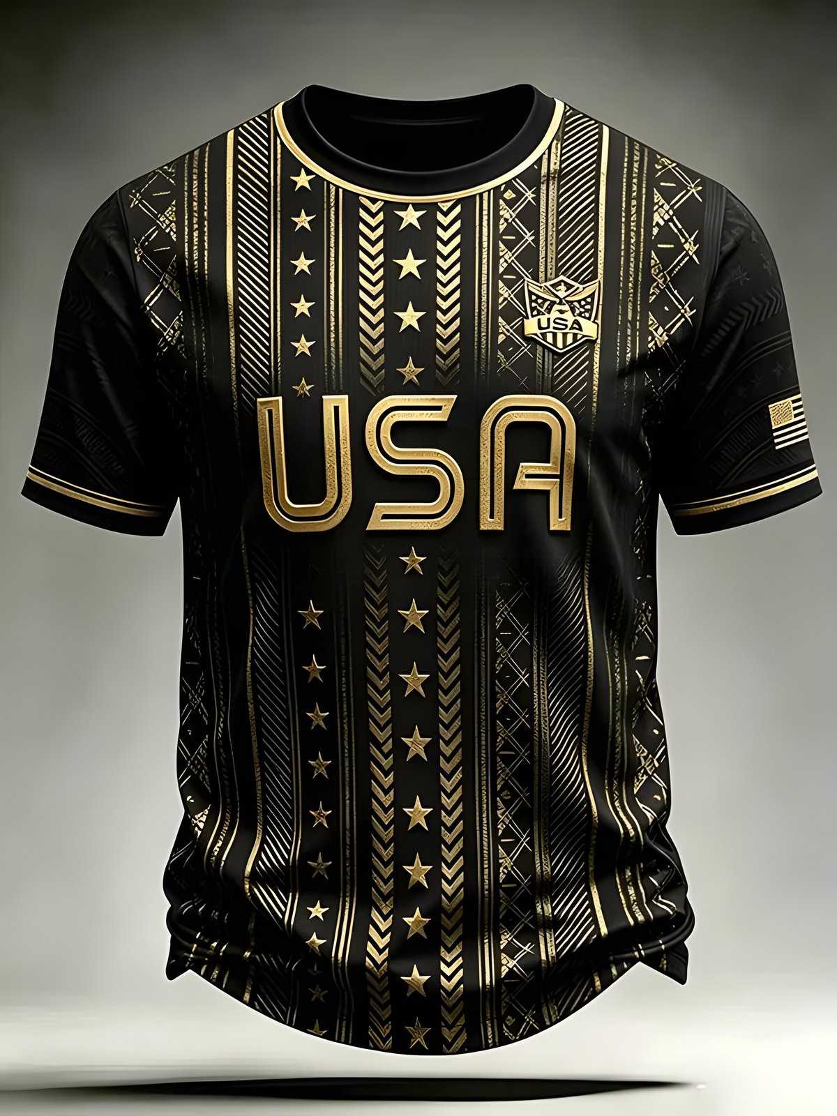 USA Patriotic Eagle Tee — American Pride Short Sleeve Shirt