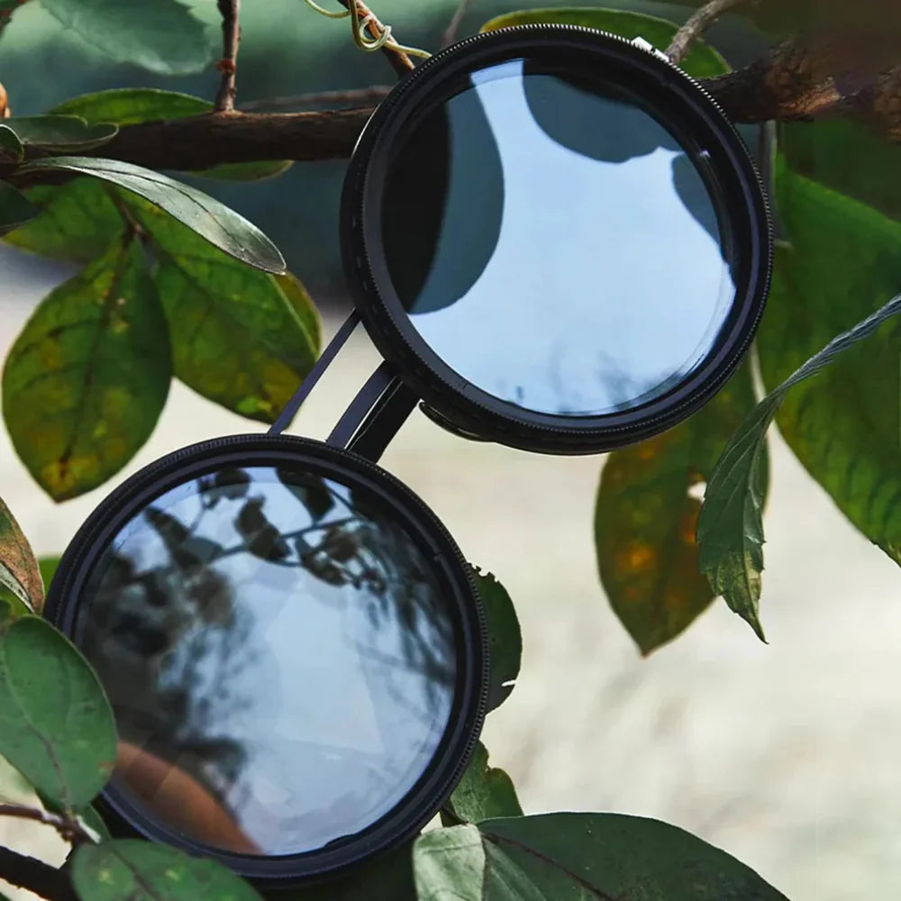FlexVision retro sunglasses gold