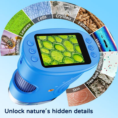 Kids explorer microscope pink gift set