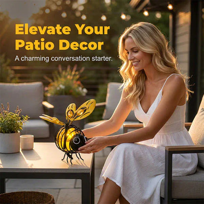 Solar bee lantern dusk to dawn auto lighting