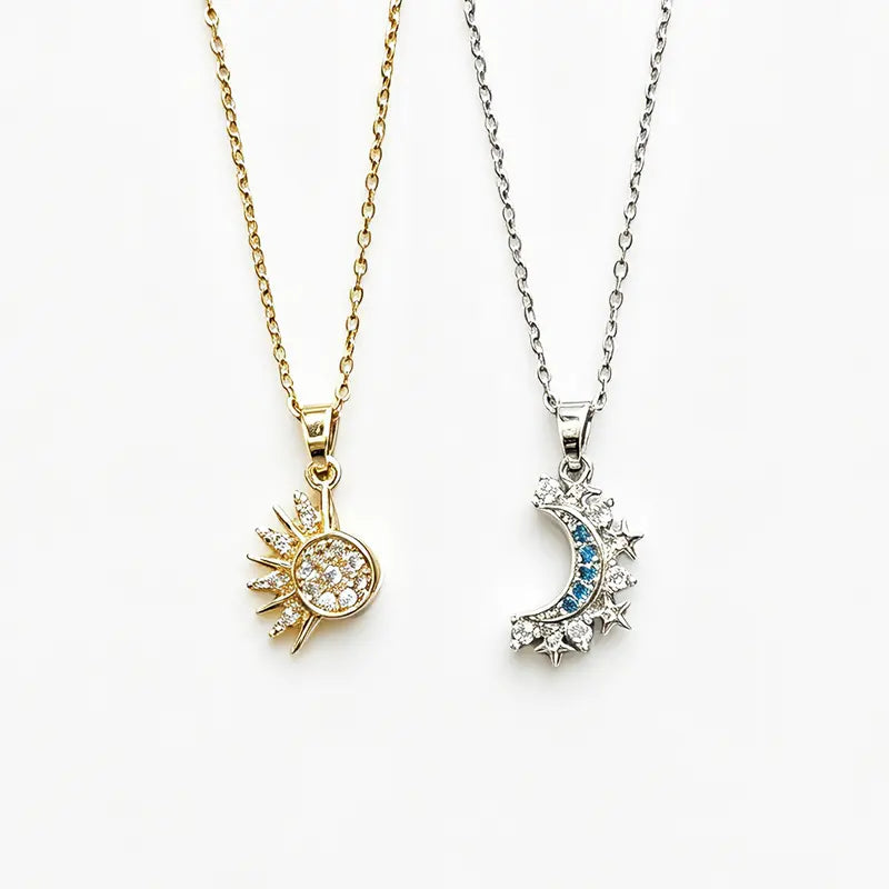 Sun and Moon Magnetic Jewelry Set