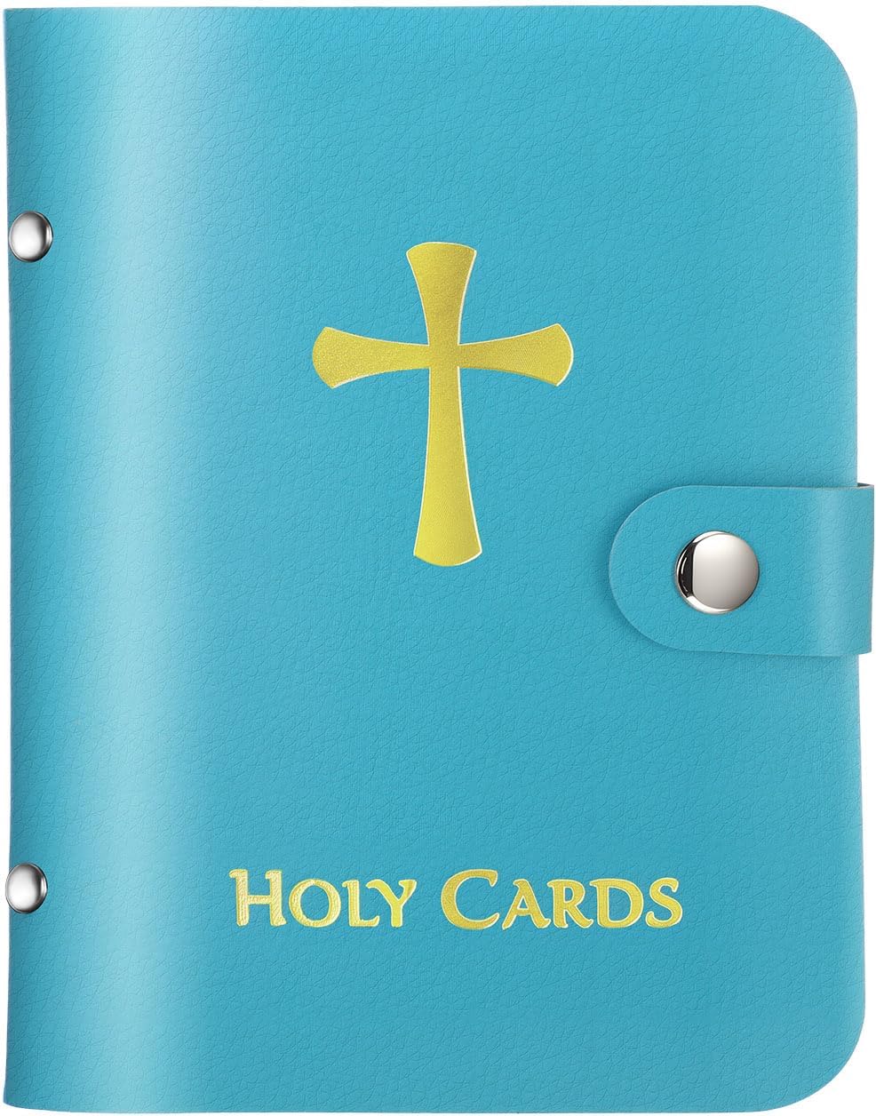 Genuine Leather Catholic Holy Card Holder – Prayer Card Orga