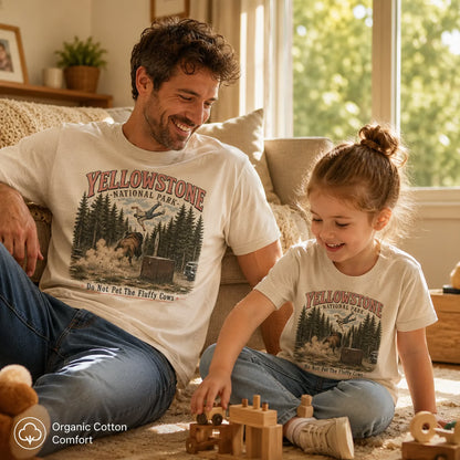 Yellowstone Do Not Pet The Fluffy Cows Funny T-Shirt