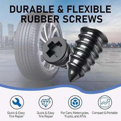 Easy installation tire repair kit poster