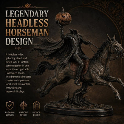 Legendary Headless Horseman design premium quality Halloween statue