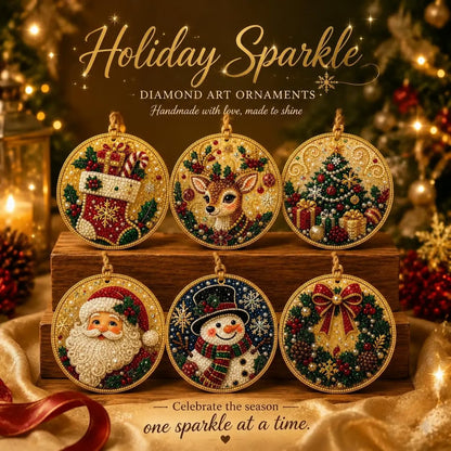 Christmas Diamond Painting Ornament Kit
