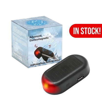 Dashboard antifreeze device with blue presentation box