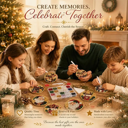 Christmas Diamond Painting Ornament Kit