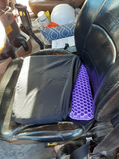 Ergonomic Silicone Gel Seat Cushion - Relief You Can Feel