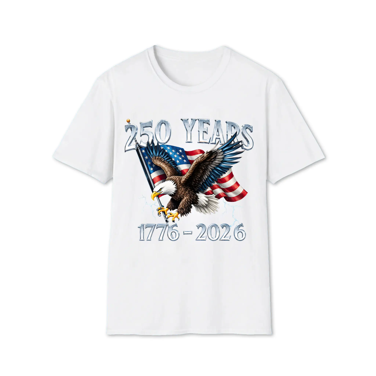250 Years Eagle 1776-2026 250th Anniversary USA T-Shirt