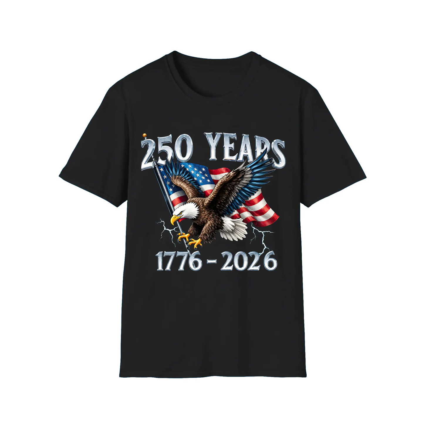 250 Years Eagle 1776-2026 250th Anniversary USA T-Shirt