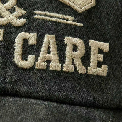 "Old & Don't Care" Vintage Dad Hat - Premium Embroidered Edition