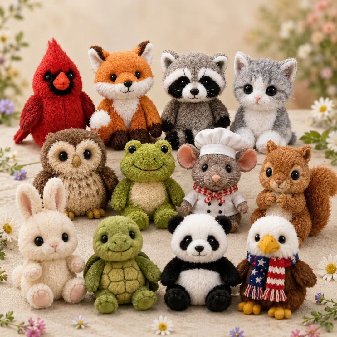Pocket Hug Plush Keepsake Tin – Autumn Panda seasonal edition