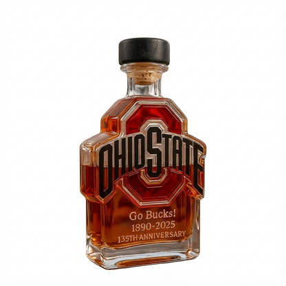 🏈🍻Ohio State Buckeyes Go Bucks 1980-2025 135th Anniversary Whiskey Bottle