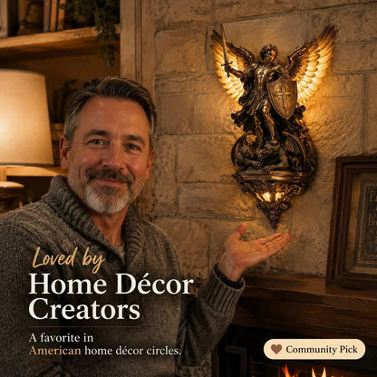 St. Michael wall light loved by home decor creators — community pick with real display
