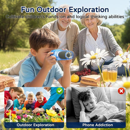 Fun outdoor exploration microscope