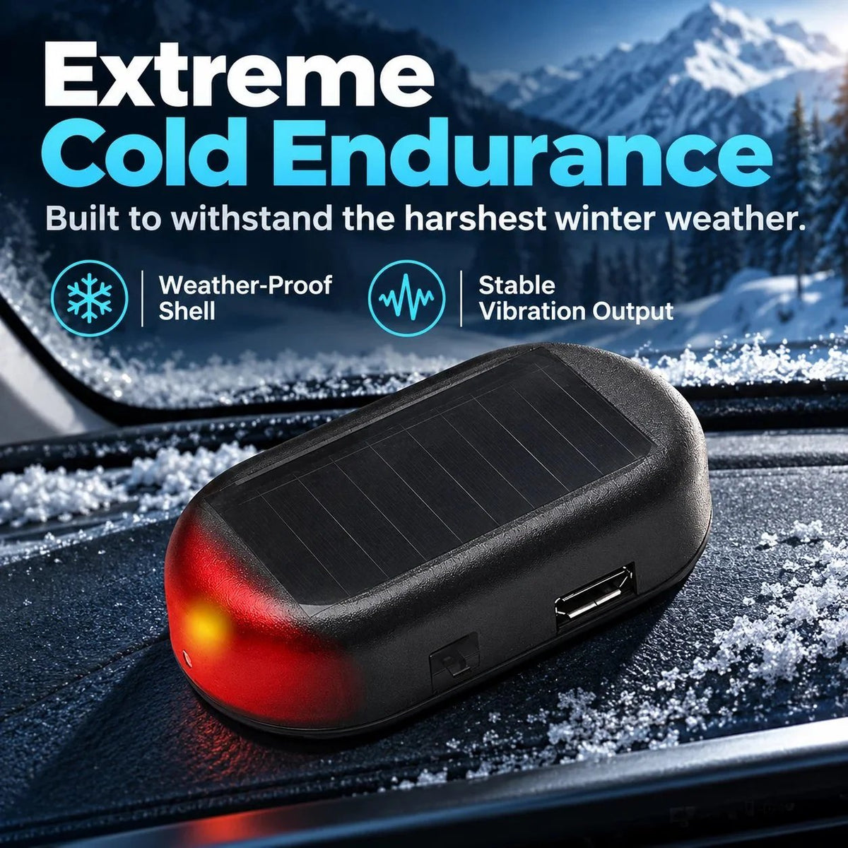 Dashboard antifreeze device cold-weather promotional image
