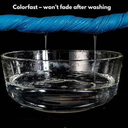 Colorfast print stays vibrant and won't fade after washing