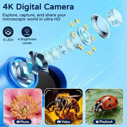 4K digital camera microscope