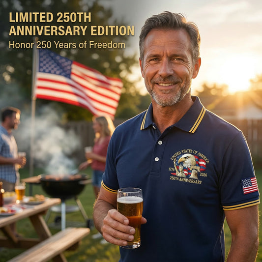 USA Eagle 250th Anniversary Polo Shirt