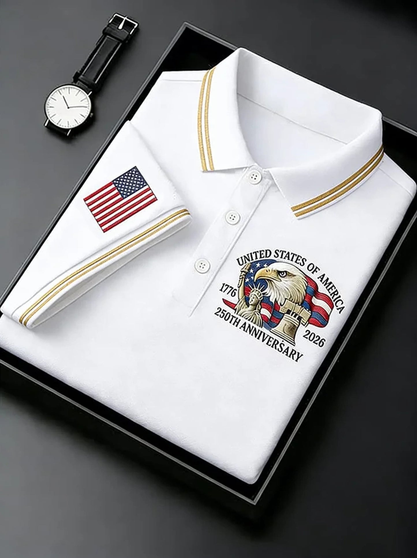 American Eagle 250th Anniversary Polo Shirt