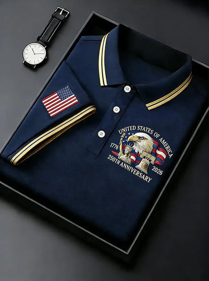 American Eagle 250th Anniversary Polo Shirt