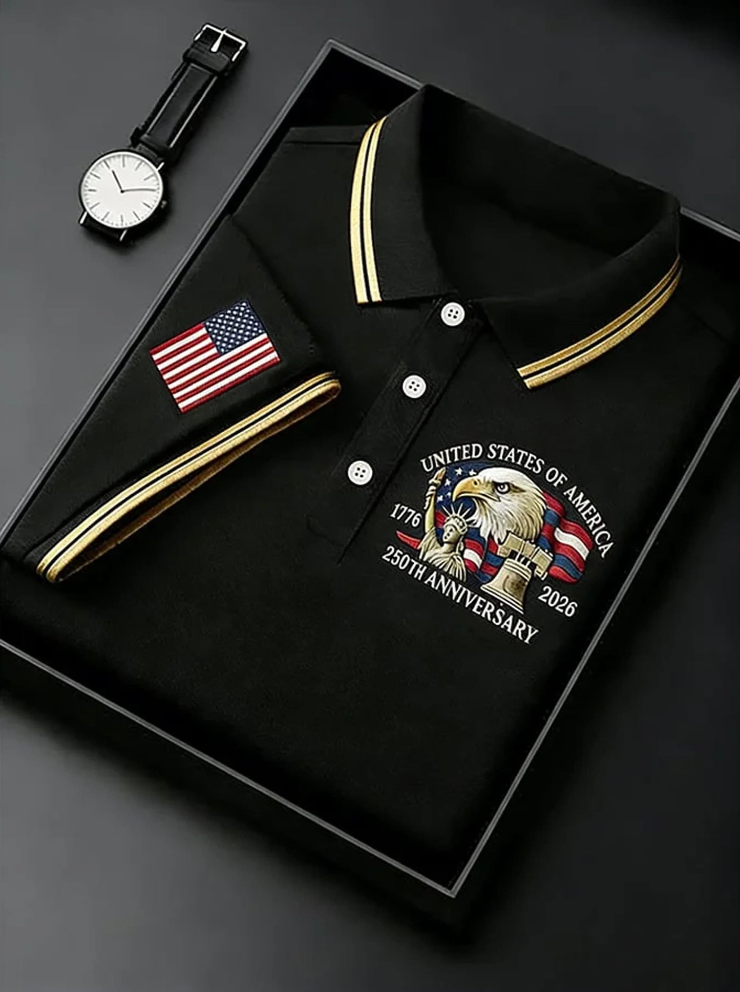 American Eagle 250th Anniversary Polo Shirt