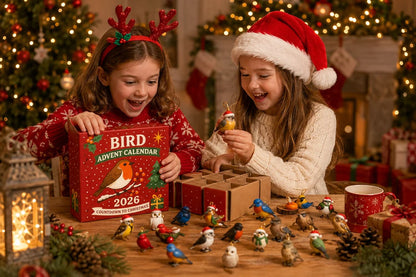 Bird Advent Calendar 2026 – 24 Acrylic Bird Ornaments