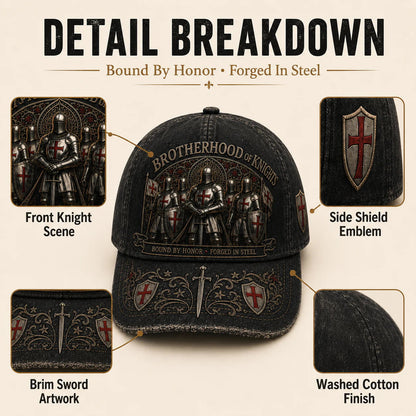 Brotherhood of Knights Embroidered Cap