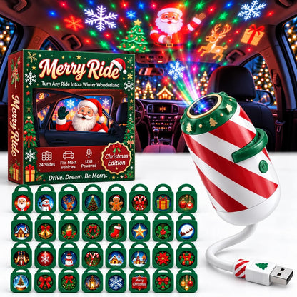 Christmas Car Window Projector – 24 Festive Designs