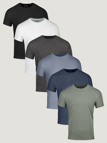 Men's Essential Crew Neck T-Shirt – Classic Everyday Casual Tee
