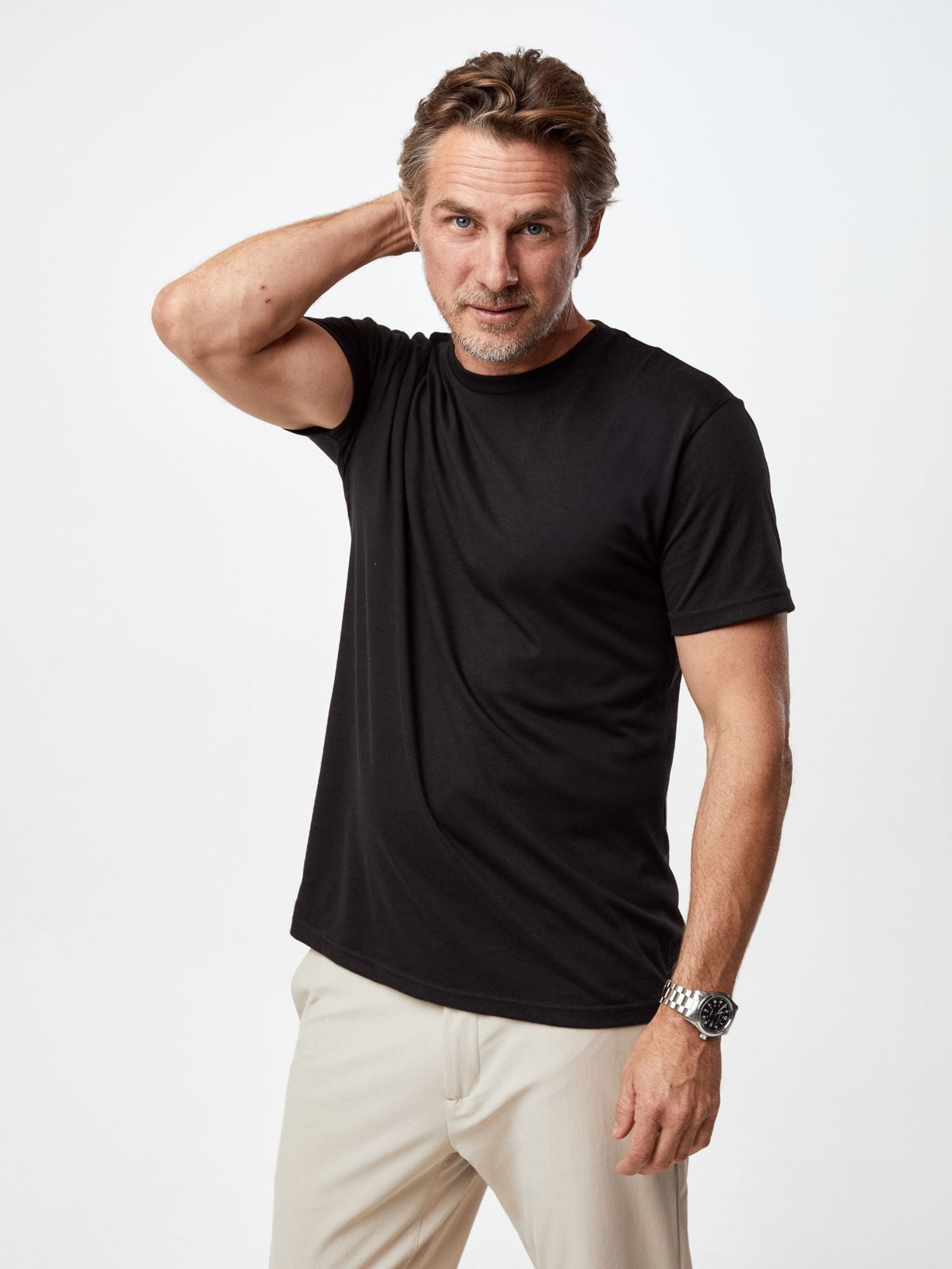 Men's Essential Crew Neck T-Shirt – Classic Everyday Casual Tee