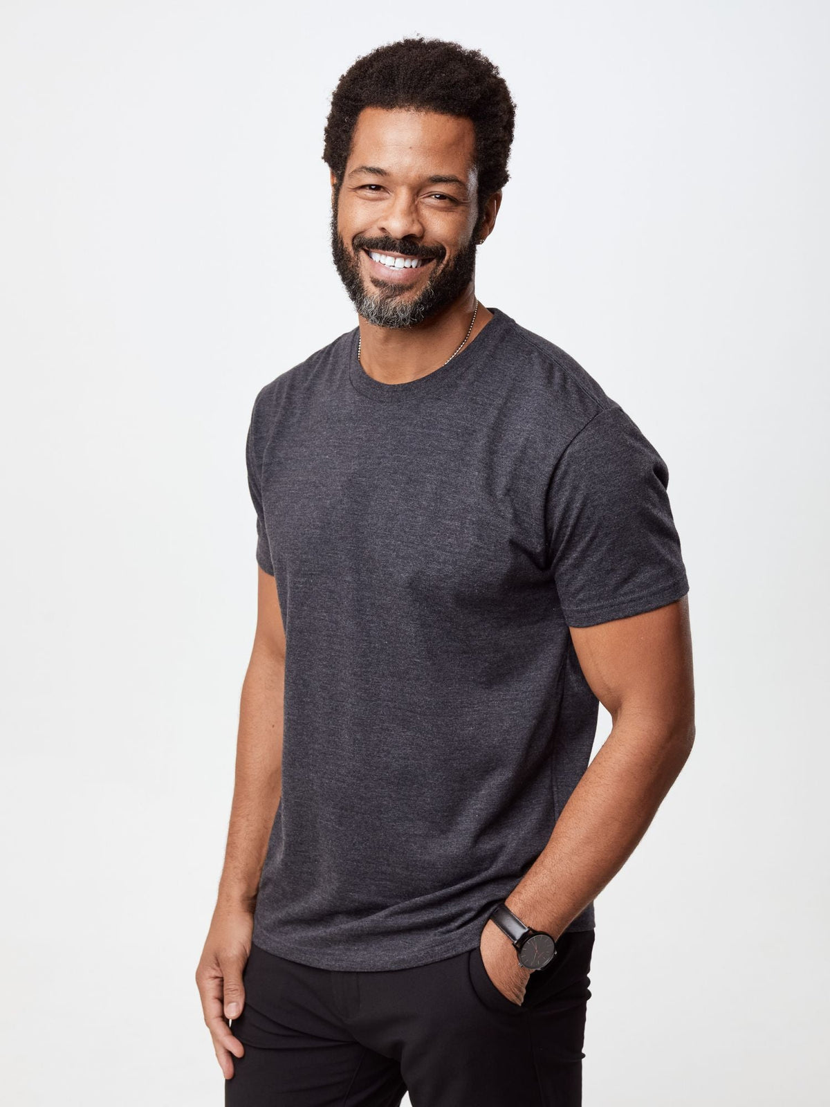 Men's Essential Crew Neck T-Shirt – Classic Everyday Casual Tee