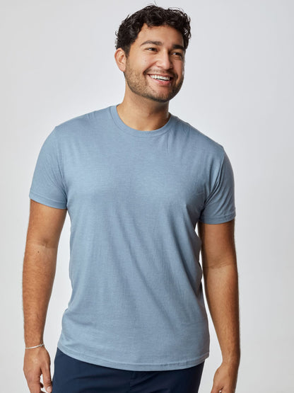 Men's Essential Crew Neck T-Shirt – Classic Everyday Casual Tee