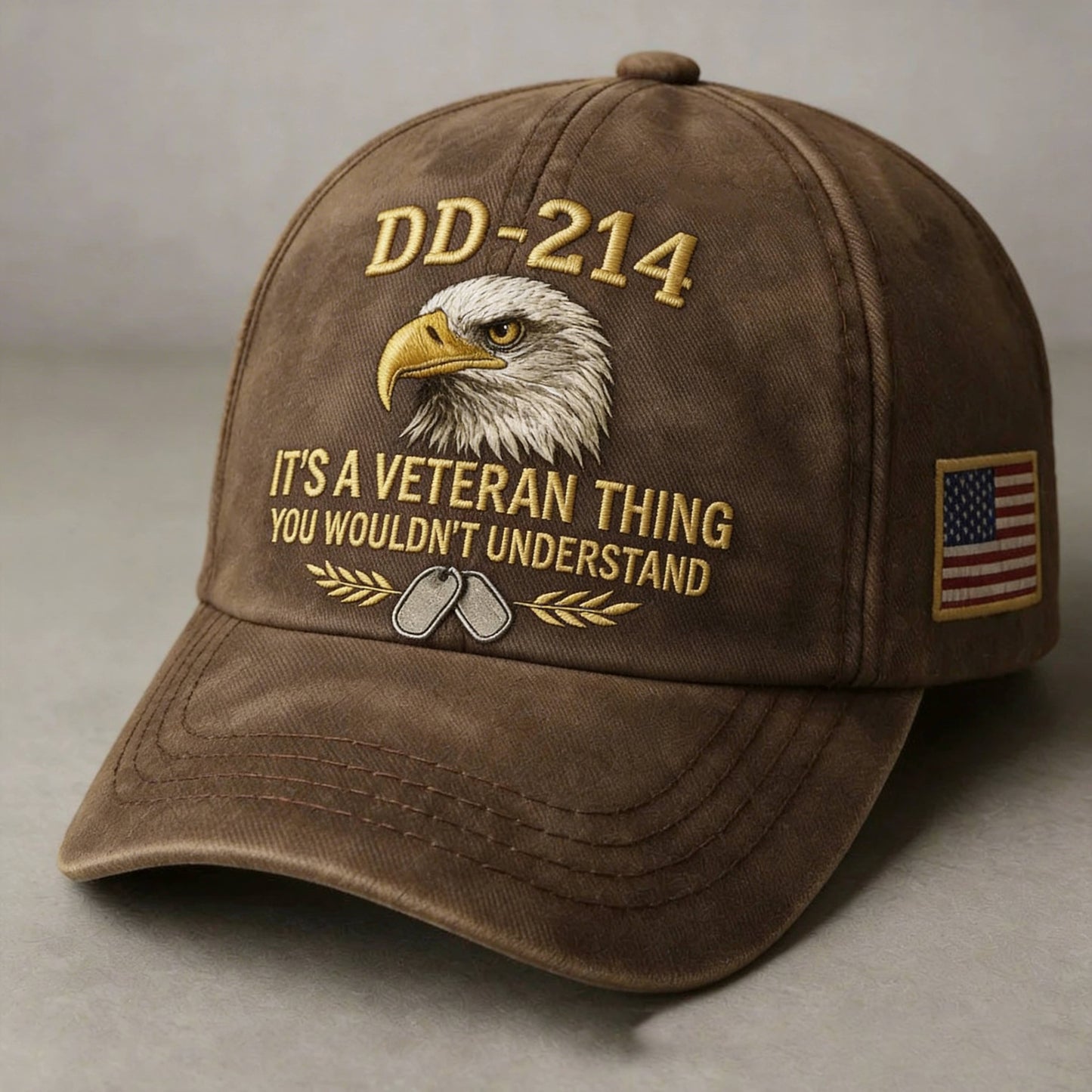 DD-214 Veteran Hat -It's a veteran thing - Embroidered Edition