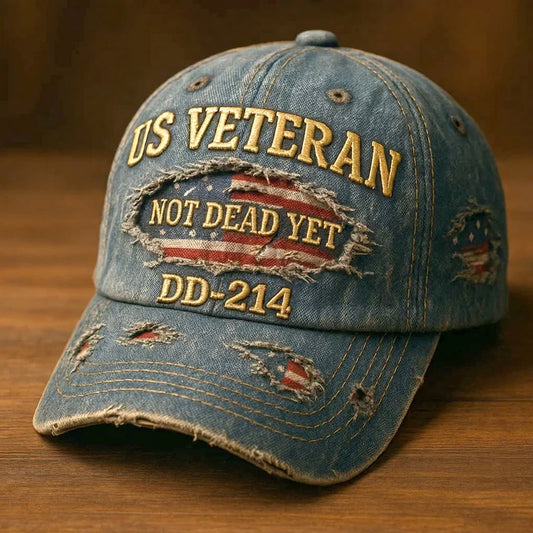 DD-214 US Veteran Hat - Embroidered Edition