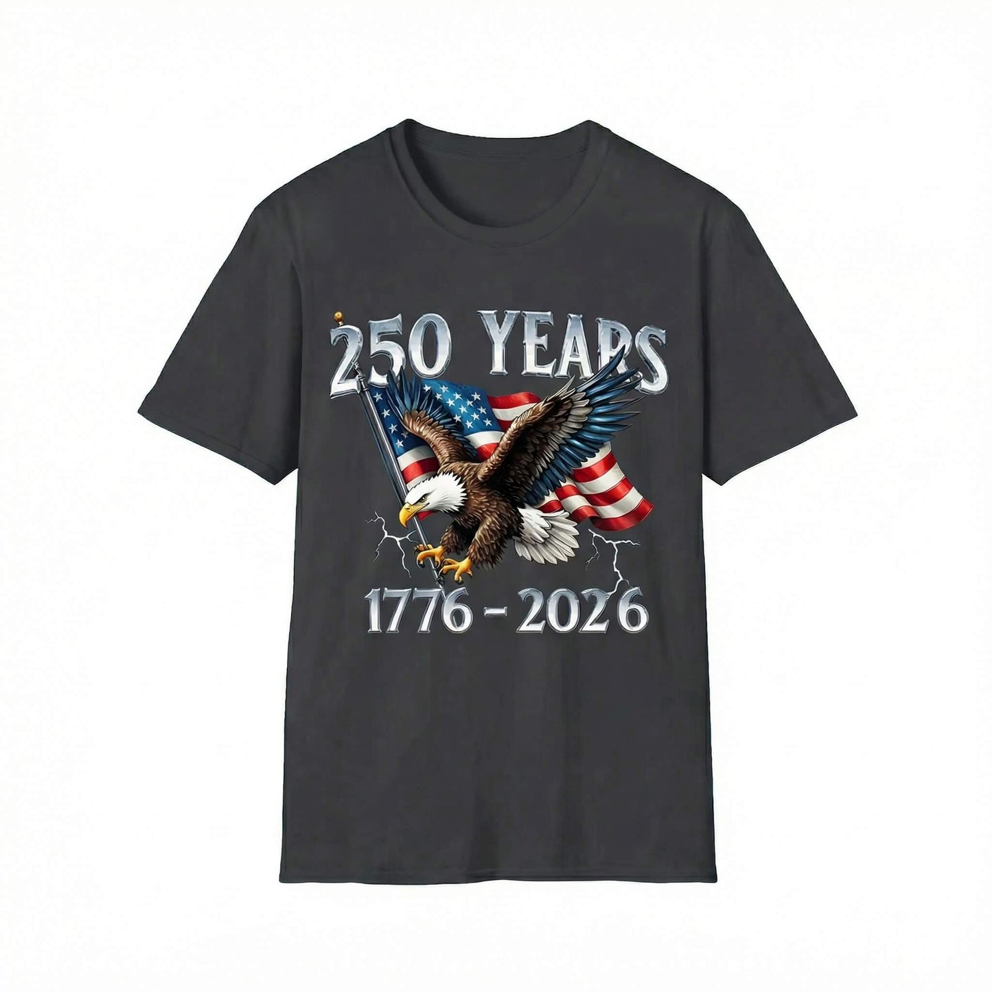 250 Years Eagle 1776-2026 250th Anniversary USA T-Shirt