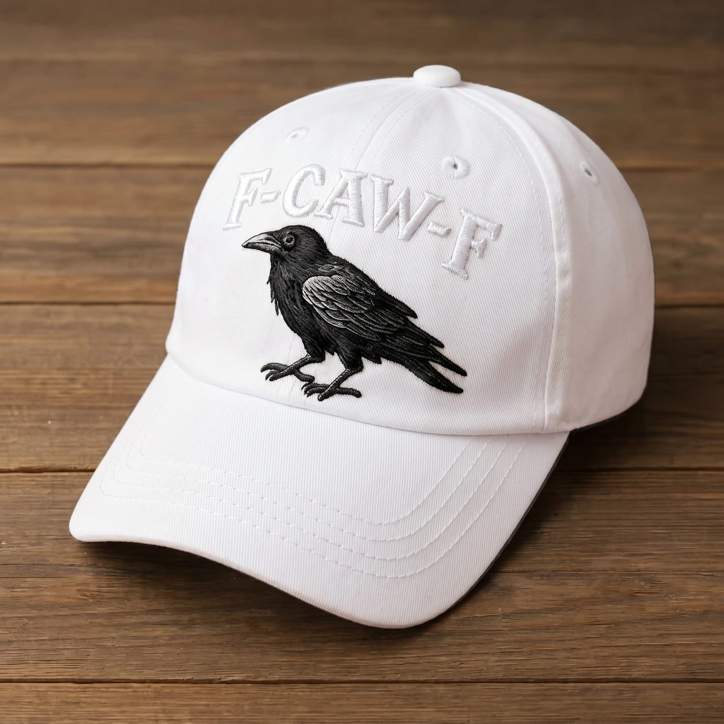 F-CAW-F Raven Vintage Washed Embroidered Cap