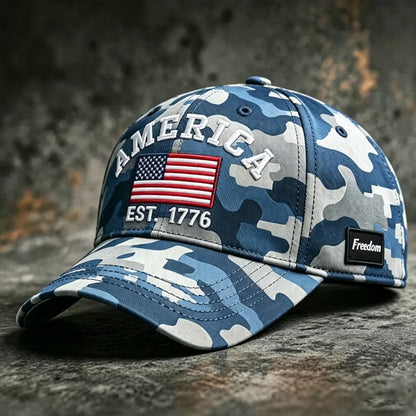 American Patriot Camo Cap Collection – Embroidered Edition