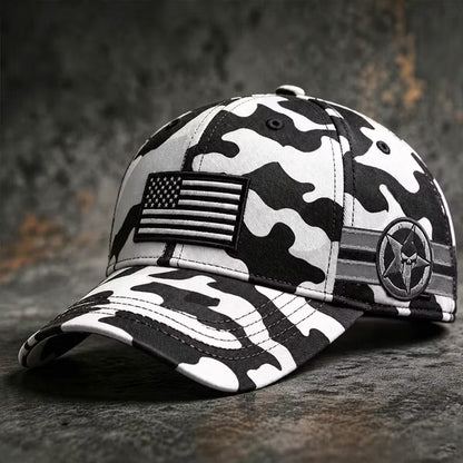 American Patriot Camo Cap Collection – Embroidered Edition
