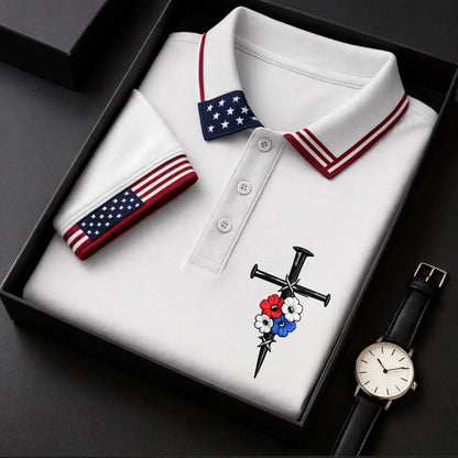 Faith Cross 250th Anniversary Polo Shirt