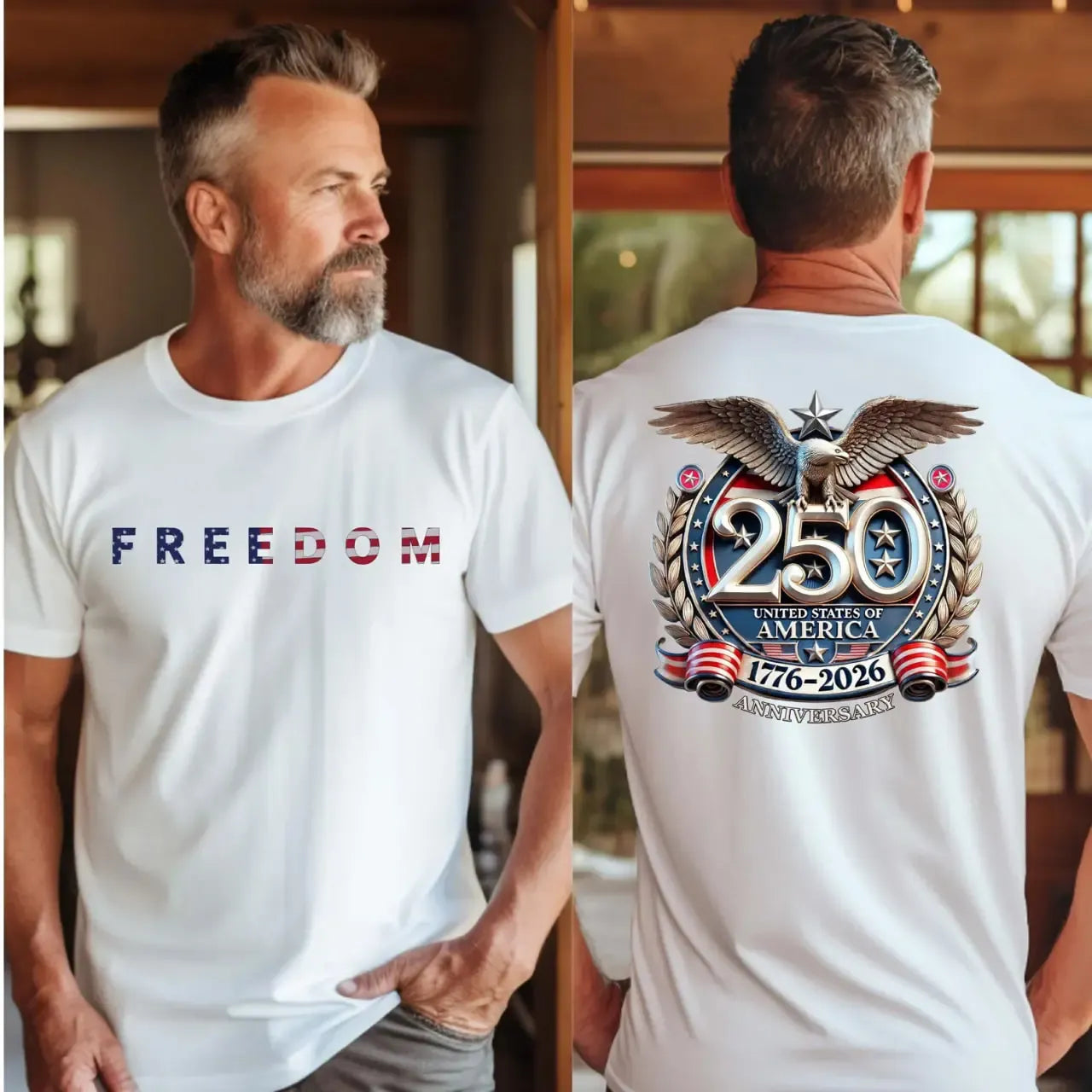 Freedom 250 Years Anniversary T-Shirt