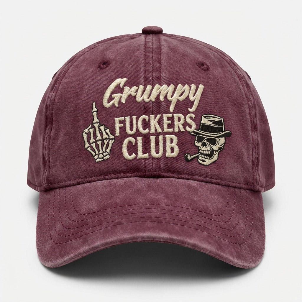 Grumpy F*ckers Club Embroidered Cap