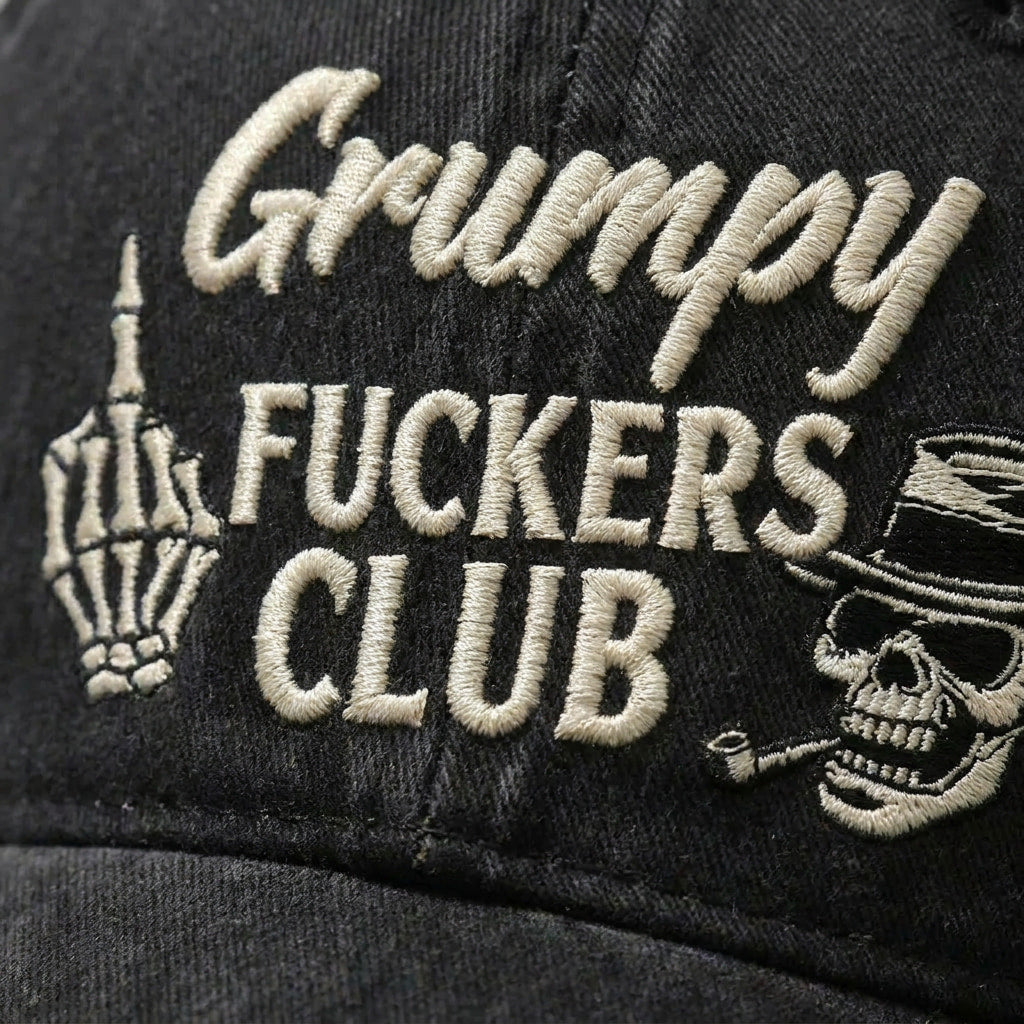 Grumpy F*ckers Club Embroidered Cap