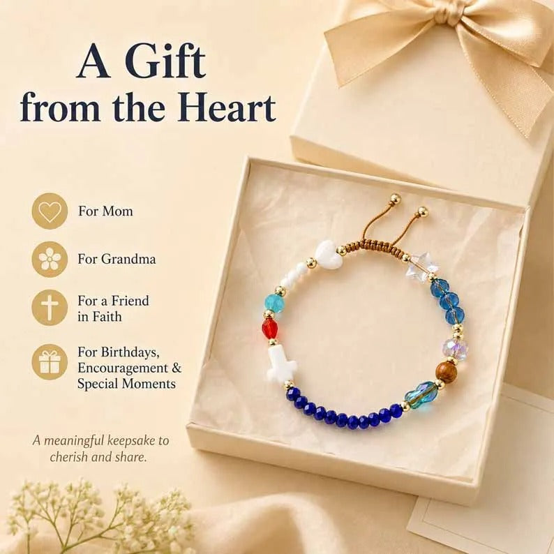 Handmade Story of Jesus Bracelet - Faith Symbols