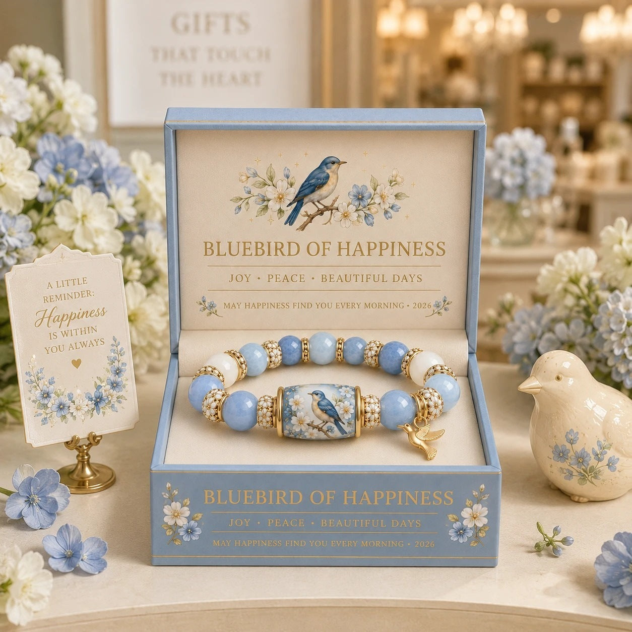 Handcrafted Hummingbird Healing Bracelet — A Gift of Love, Peace & Hope